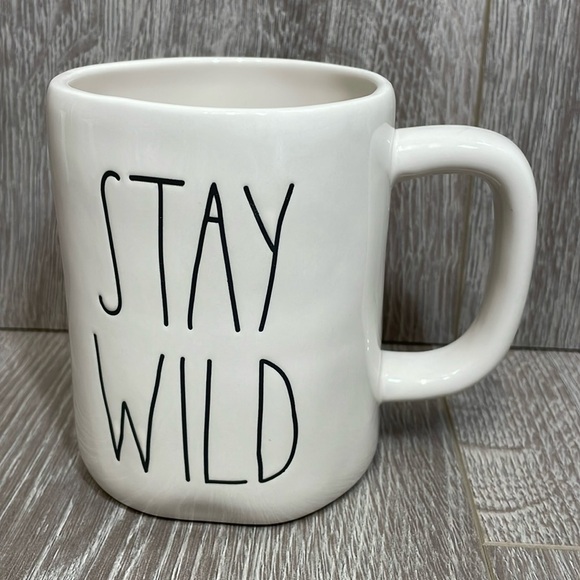 NWT Rae Dunn “STAY WILD” Ceramic Coffee Tea Mug - Picture 1 of 6